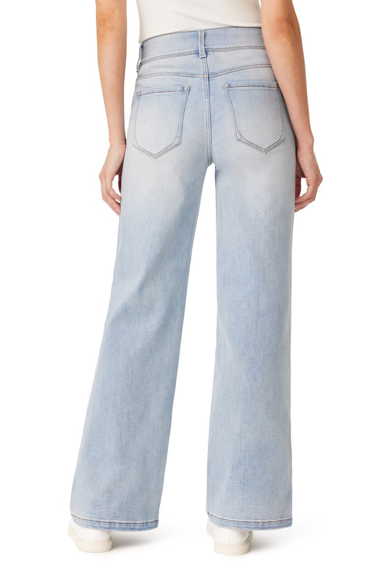 Desk to Dinner 32-Inch High Rise Wide Leg Jeans, Alternate, color, POSITANO
