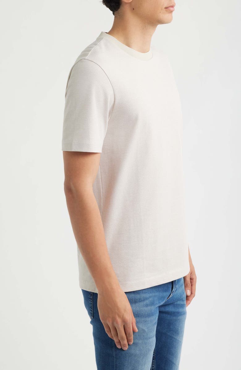 BOSS H-Thompson Cotton Piqué T-Shirt, Alternate, color, Open Beige