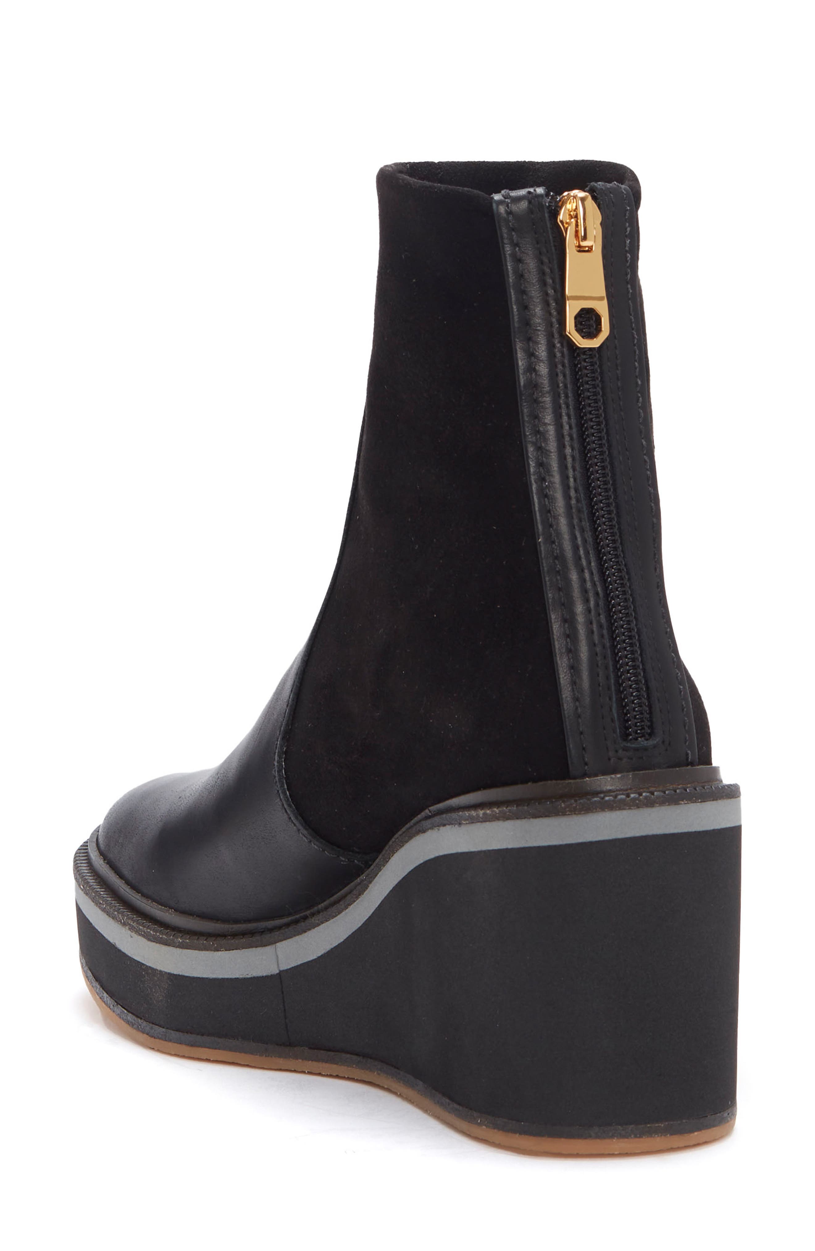 Louise et Cie Sanji Platform Wedge Bootie, Alternate, color, 