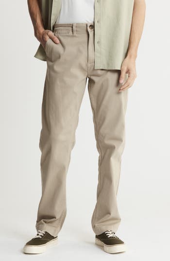 Jachs Classic Straight Leg Pants In Brown