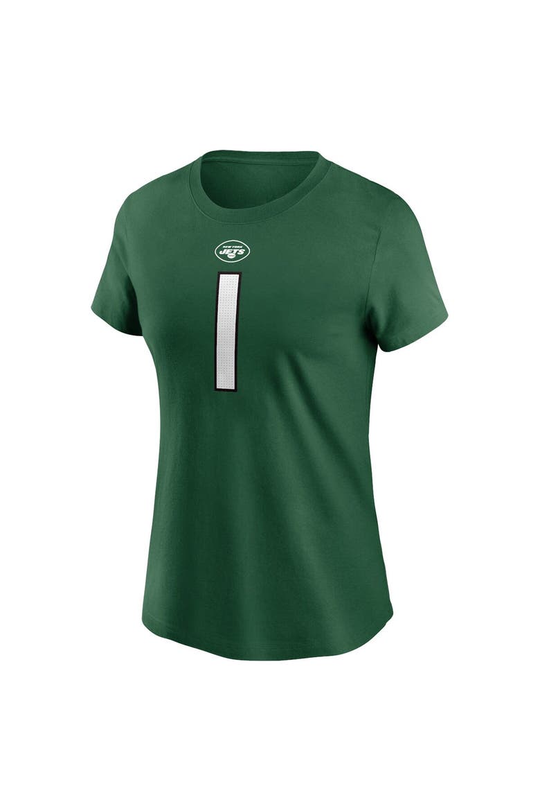 Women's Nike Sauce Gardner Green New York Jets Player Name & Number T-Shirt, Alternate, color, Green