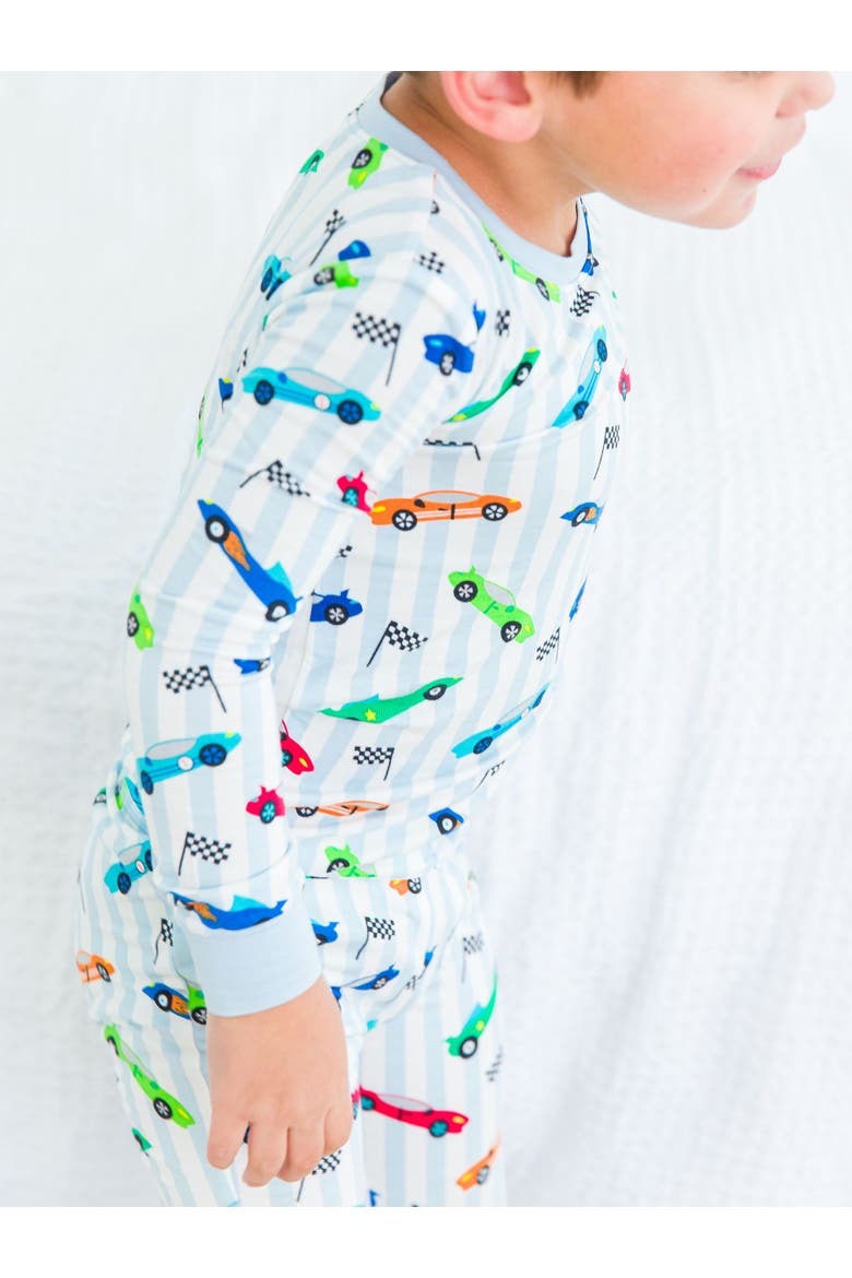 SoftSnooze Boys Long Sleeve Pajama Set, Alternate, color, Let's Roll