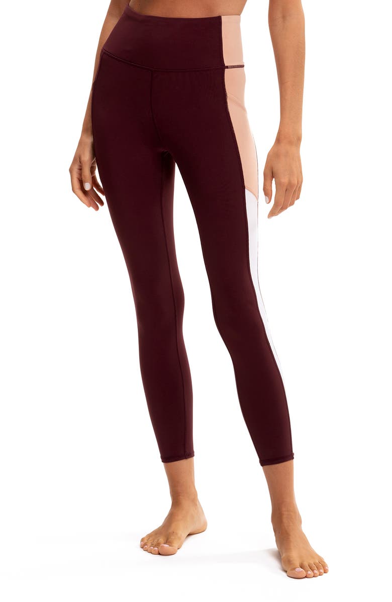 Threads 4 Thought Saskia Colorblock High Waist Leggings, Main, color,
