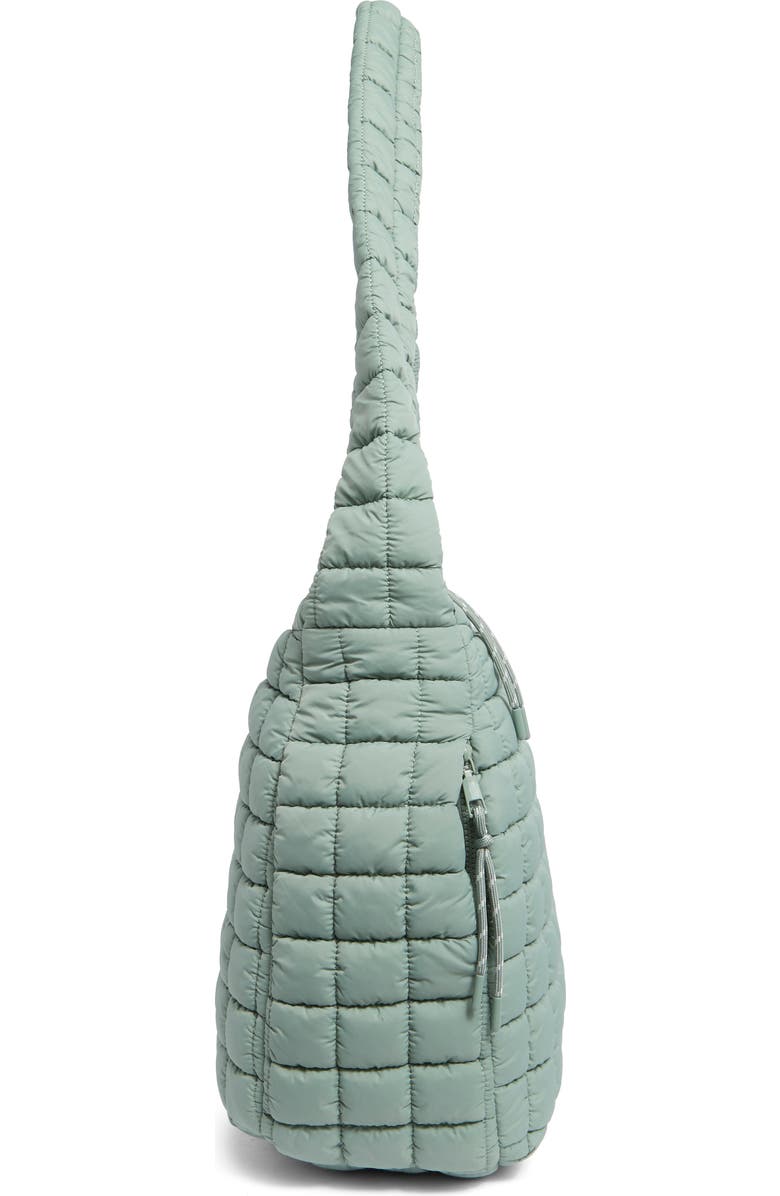 URBAN EXPRESSIONS HANDBAGS Square Quilt Nylon Hobo Bag, Alternate, color, Sage