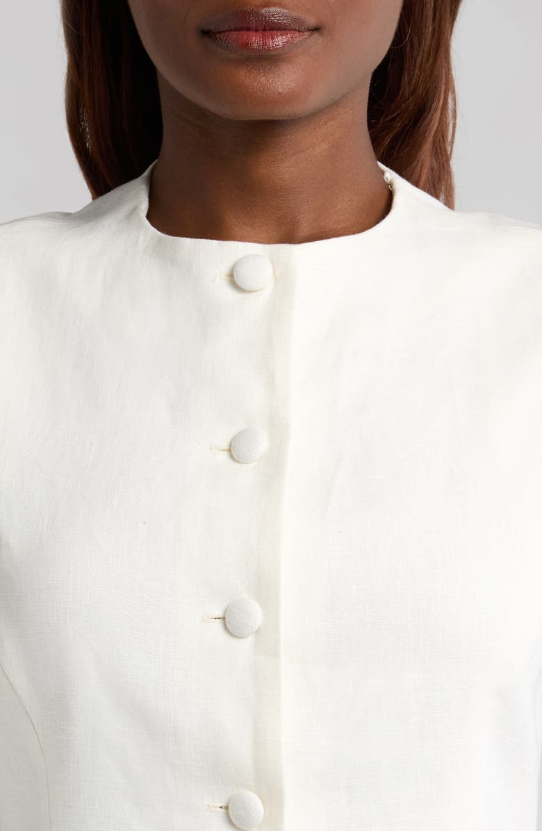 Faithfull the Brand Jane Linen Minidress, Alternate, color,