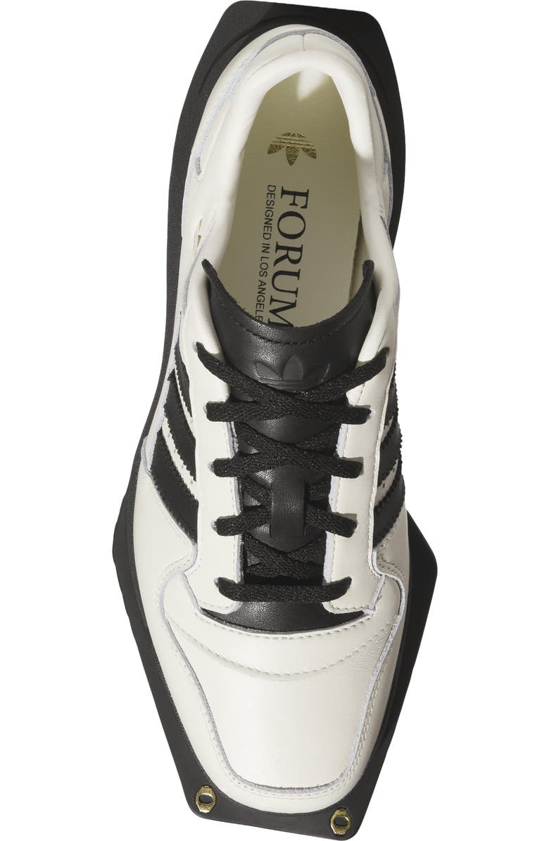 adidas Forum Cubism SQ Sneaker, Alternate, color, Cream White/ Black/ Gold