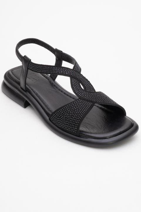 Sieglinde Embellished Leather Sandal