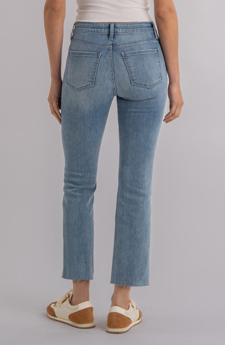 KUT from the Kloth Kelsey Fab Ab High Waist Kick Flare Jeans, Alternate, color, Achievement