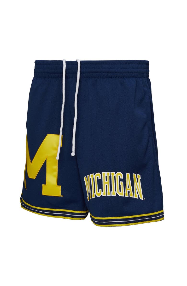 Mitchell & Ness Men's Mitchell & Ness Navy Michigan Wolverines Team Origins Mesh Shorts, Alternate, color, Navy