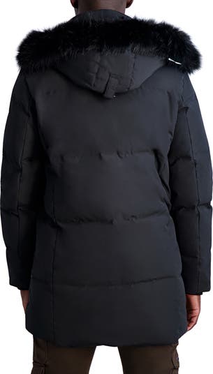 Faux Fur Trim Parka
