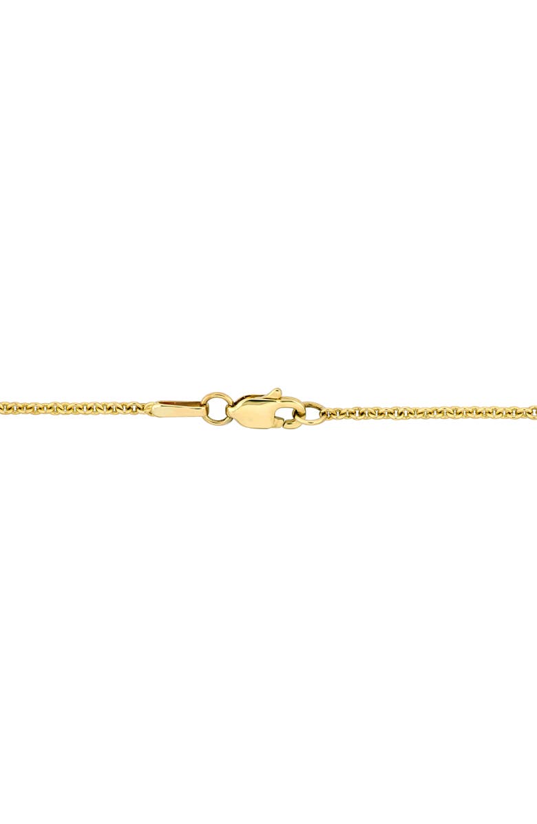 Julianna B. White Topaz Heart Bar Necklace 10k, Alternate, color, 10K Gold