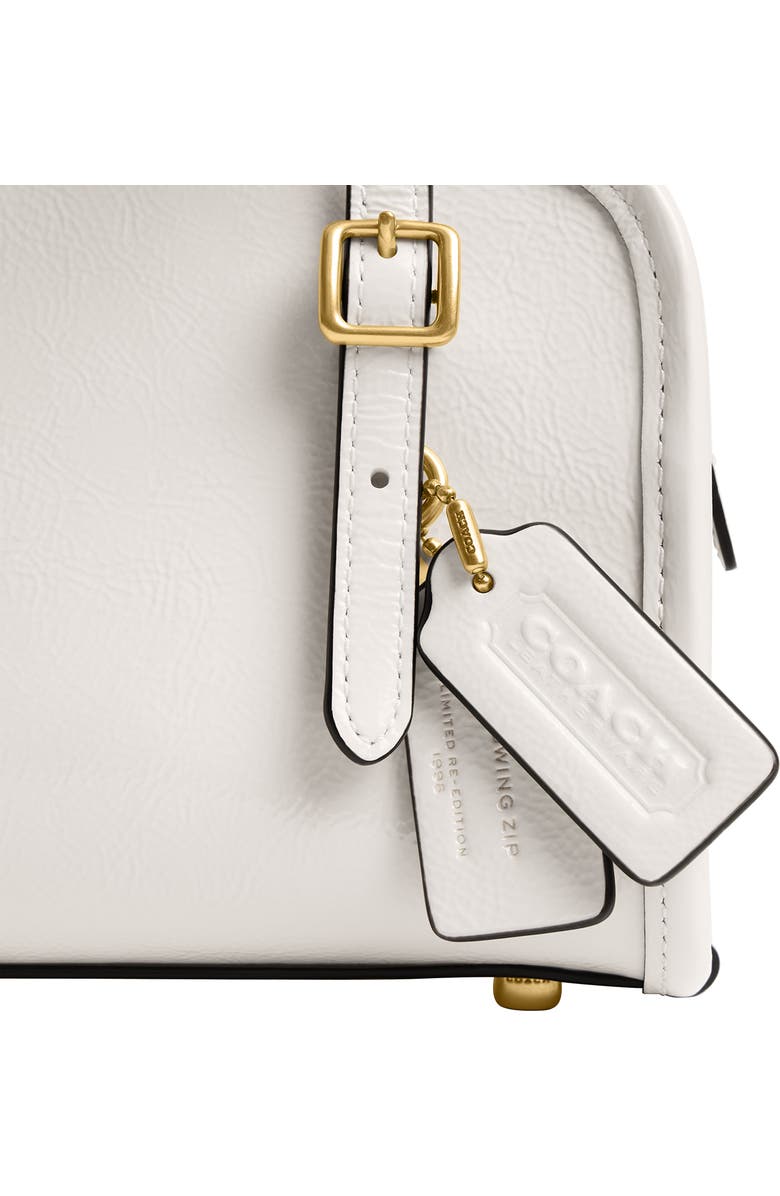 COACH Originals Crinkle Patent Leather Shoulder Bag, Alternate, color,