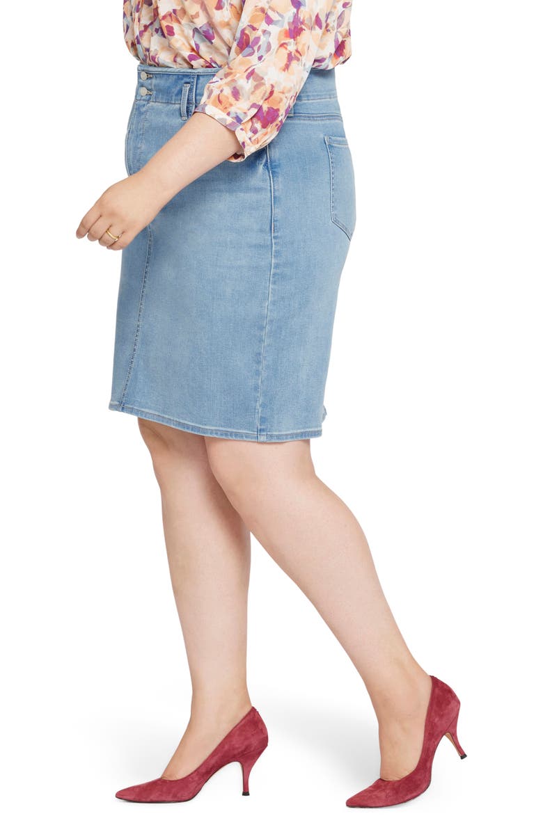 NYDJ Hollywood Denim Skirt, Alternate, color, Crystalline