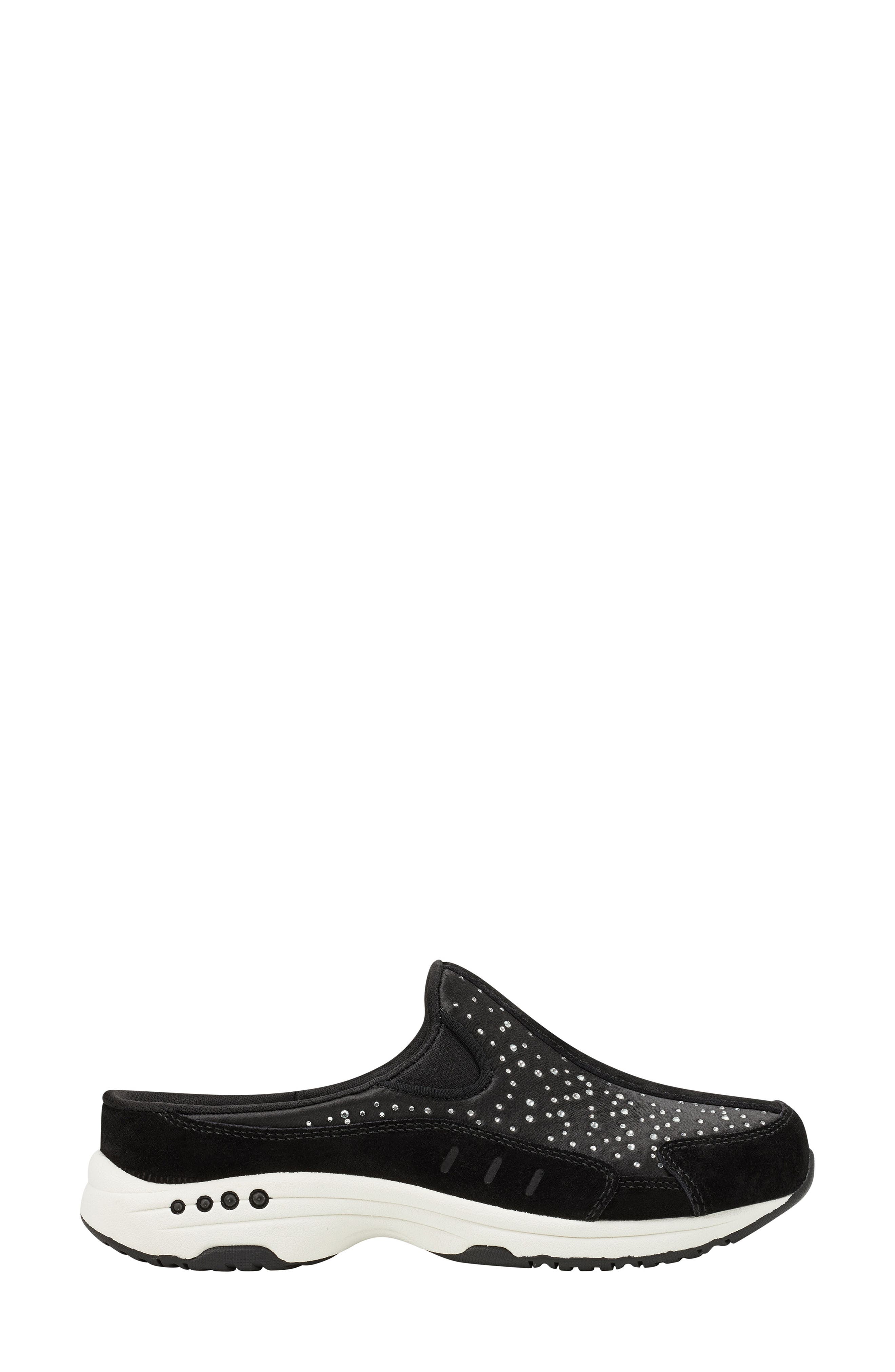 Easy Spirit Travelstones Sneaker, Alternate, color, Black Suede