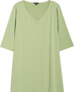 Vikki Vi Handkerchief Hem Tunic Top