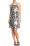 Sequin Halter Minidress