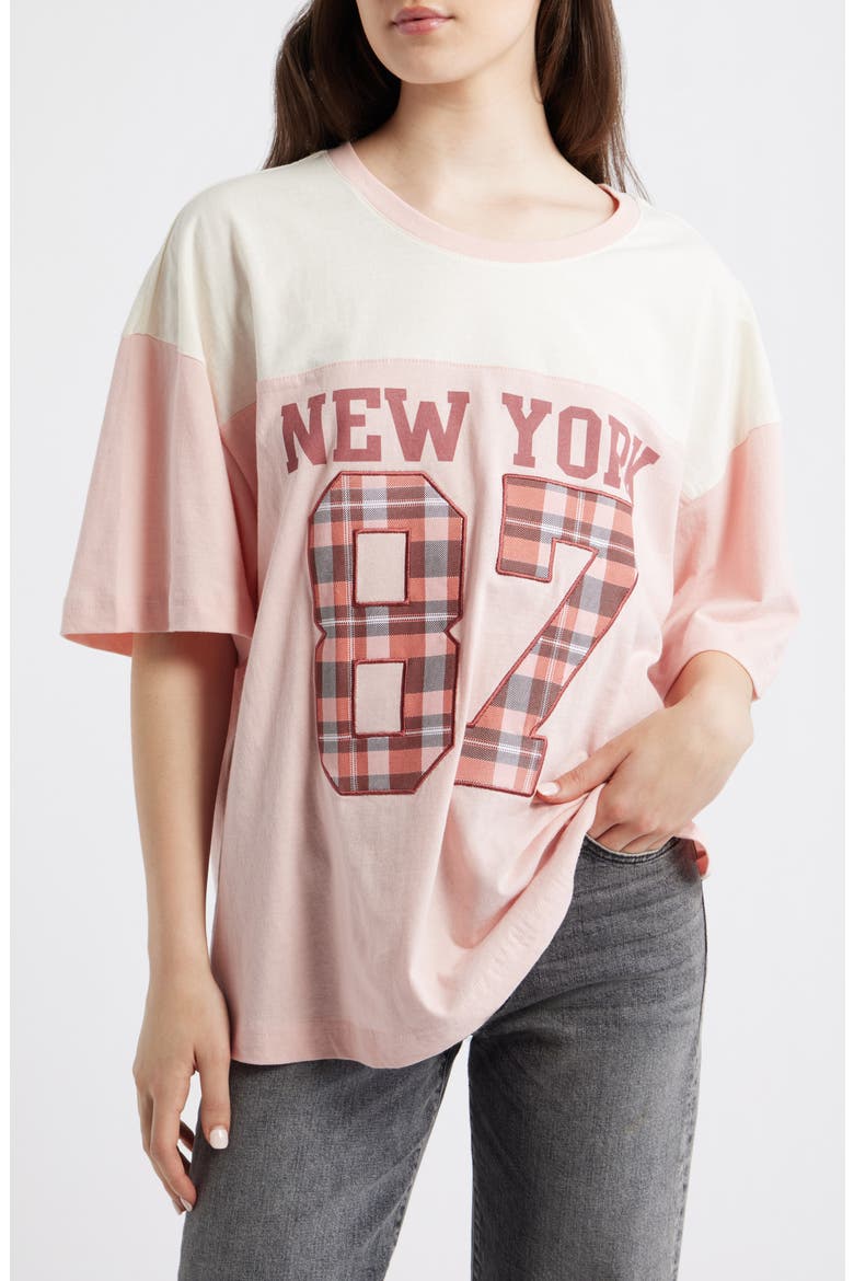 New York 87 Cotton T-Shirt, Main, color, LOTUS