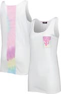 REFRIED APPAREL Women's Refried Apparel White San Francisco Giants Tie-Dye Tank Top