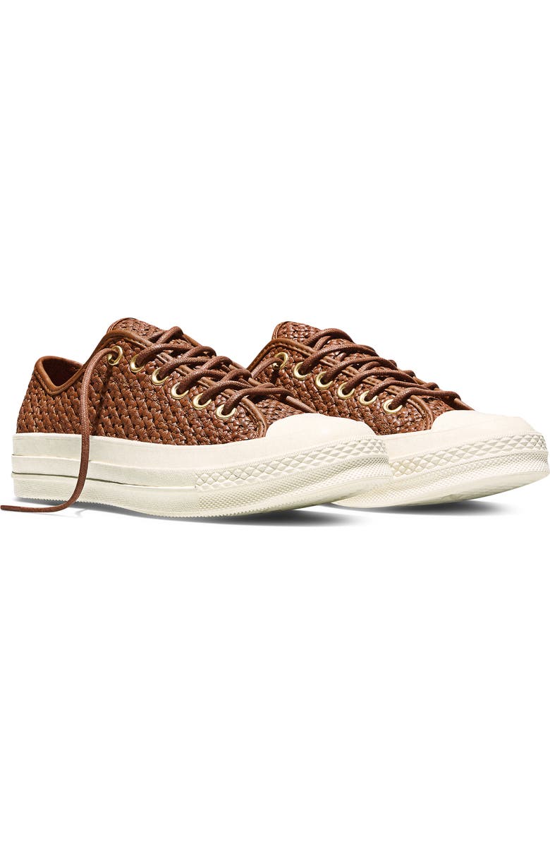 Converse Gender Inclusive Chuck 70 Woven Leather Sneaker, Main, color, Unearthed/ Unearthed/ Egret