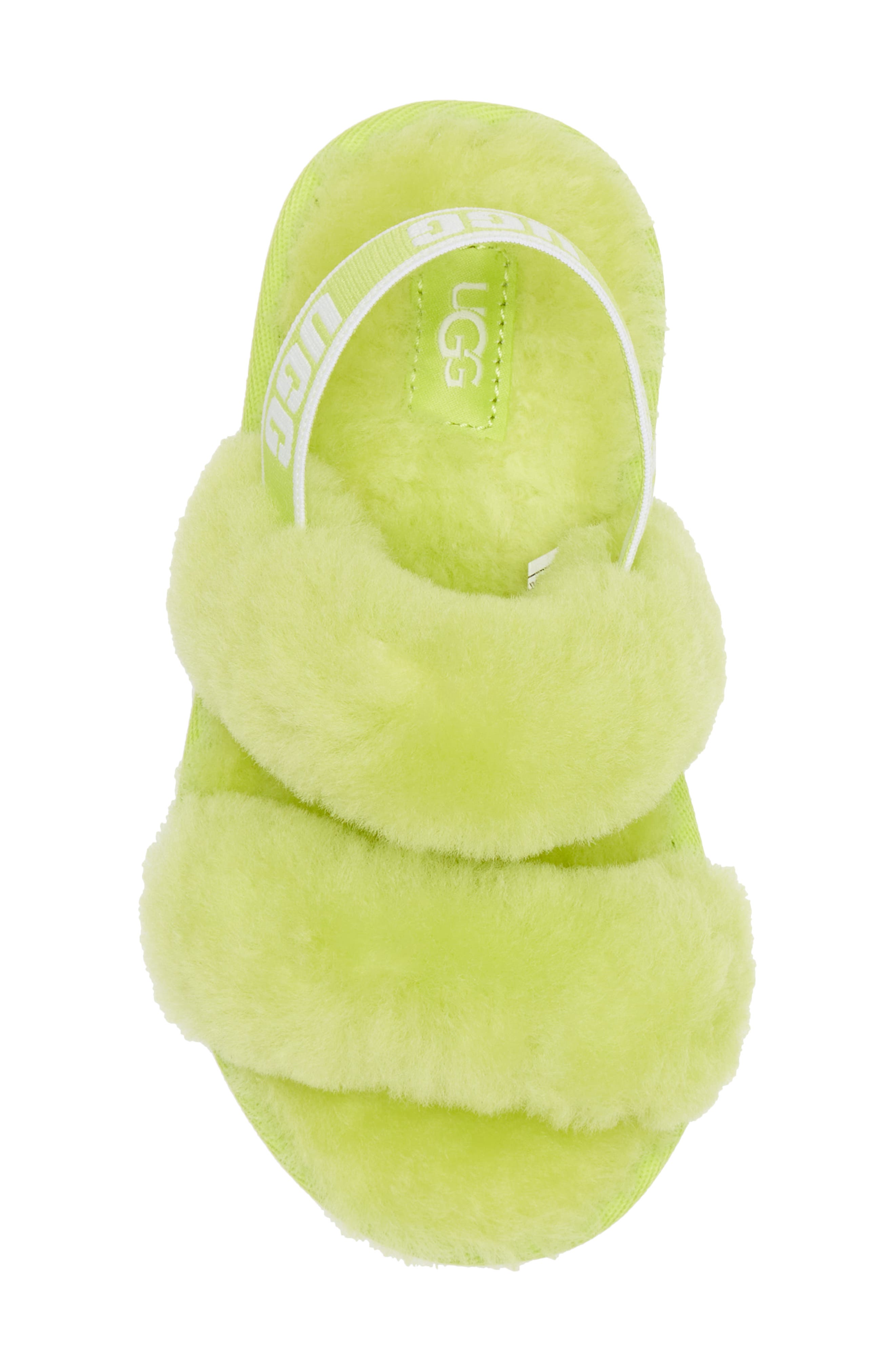 UGG<sup>®</sup> Oh Yeah Genuine Shearling Slingback Slipper, Alternate, color, 