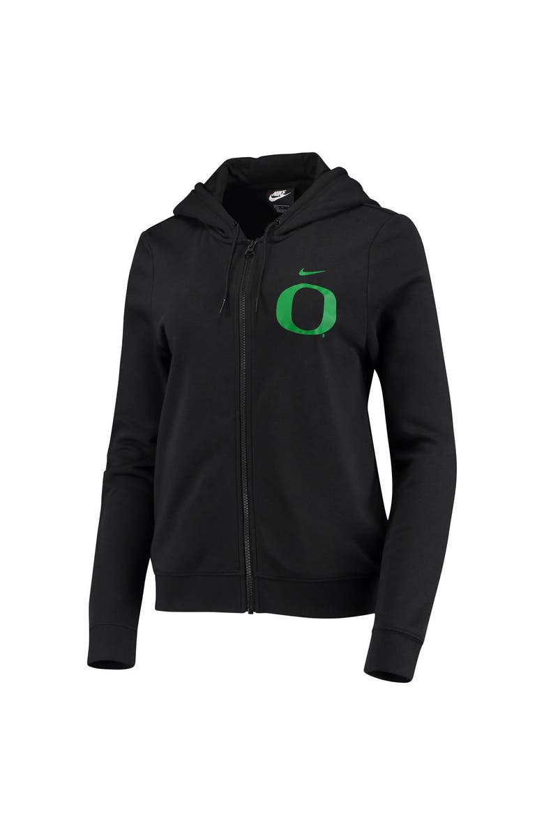 Nike Women's Nike Black Oregon Ducks Varsity Fleece Full-Zip Hoodie, Alternate, color, 