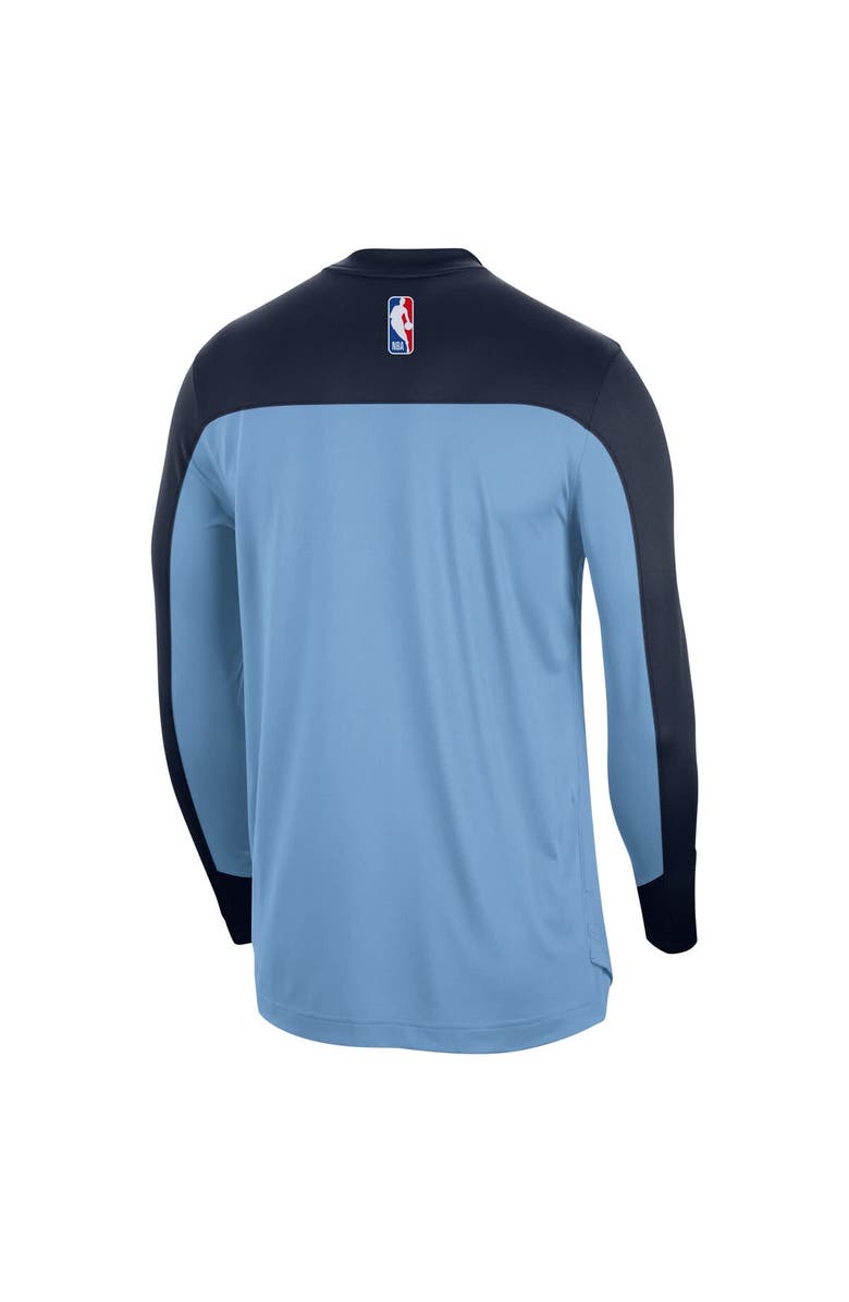Nike Men's Nike Light Blue Memphis Grizzlies 2024/25 Authentic Pre-Game Legend Long Sleeve Shooting Shirt, Alternate, color, Light Blue