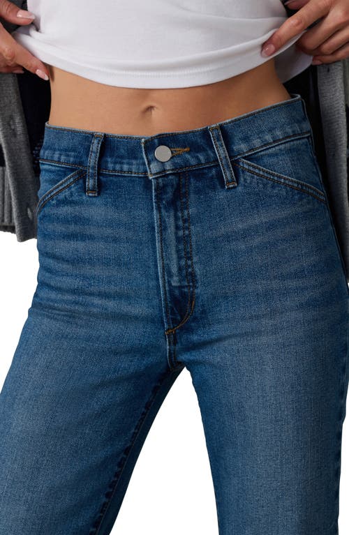 Joe's Jeans The Molly Slant Pocket High Waist Flare Jeans In Blue
