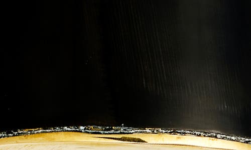 Soko Sana Horn Band Ring In Brass/black