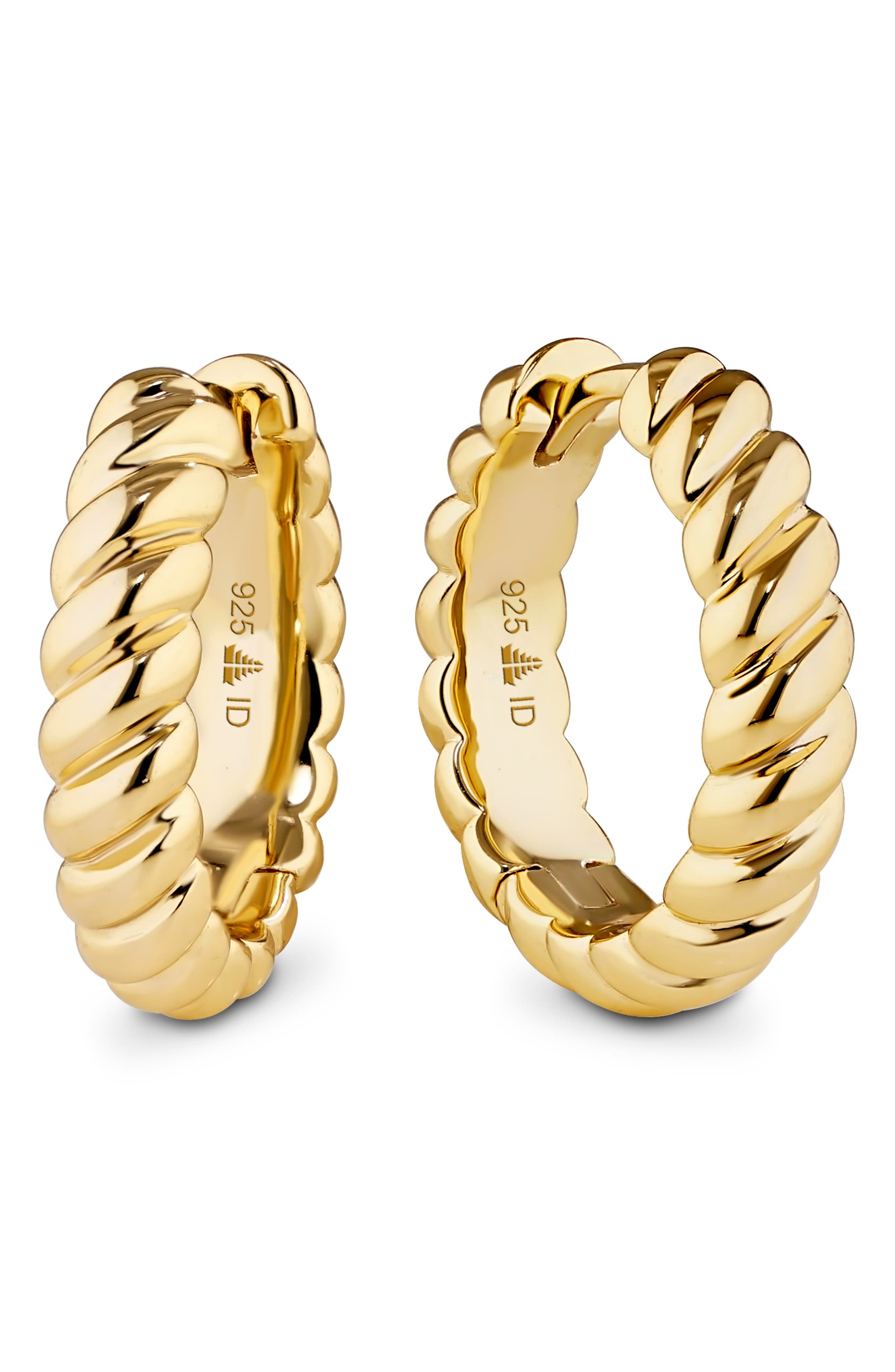 Rope Hoop Earrings