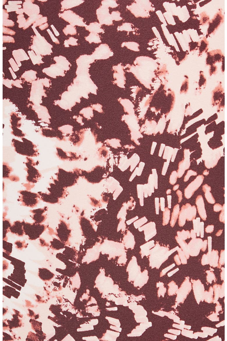 Flounce One-Piece Swimsuit, Alternate, color, PINK SOFT SKETCH TEXTURE