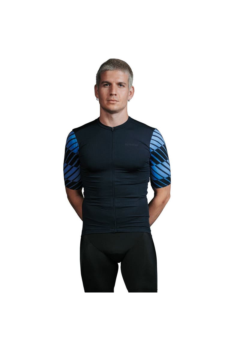 Swiftride Optical Jersey - Men's, Main, color, Orbit Blue/Cargo Blue