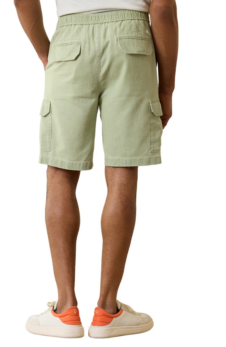 Tommy Bahama Linen in the Dream Stretch Cotton & Linen Flat Front Shorts, Alternate, color, Dusty Thyme