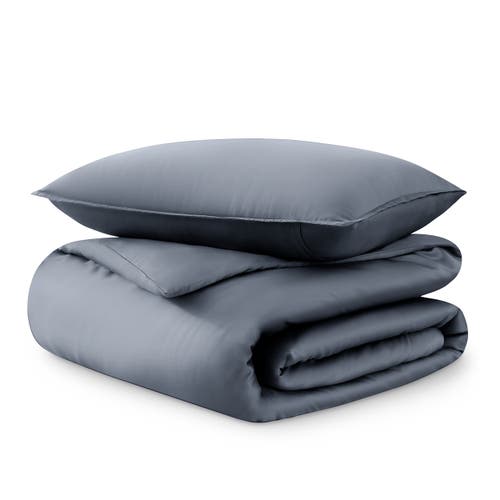 Bare Home Tencel Lyocell Duvet Cover Set In Purple