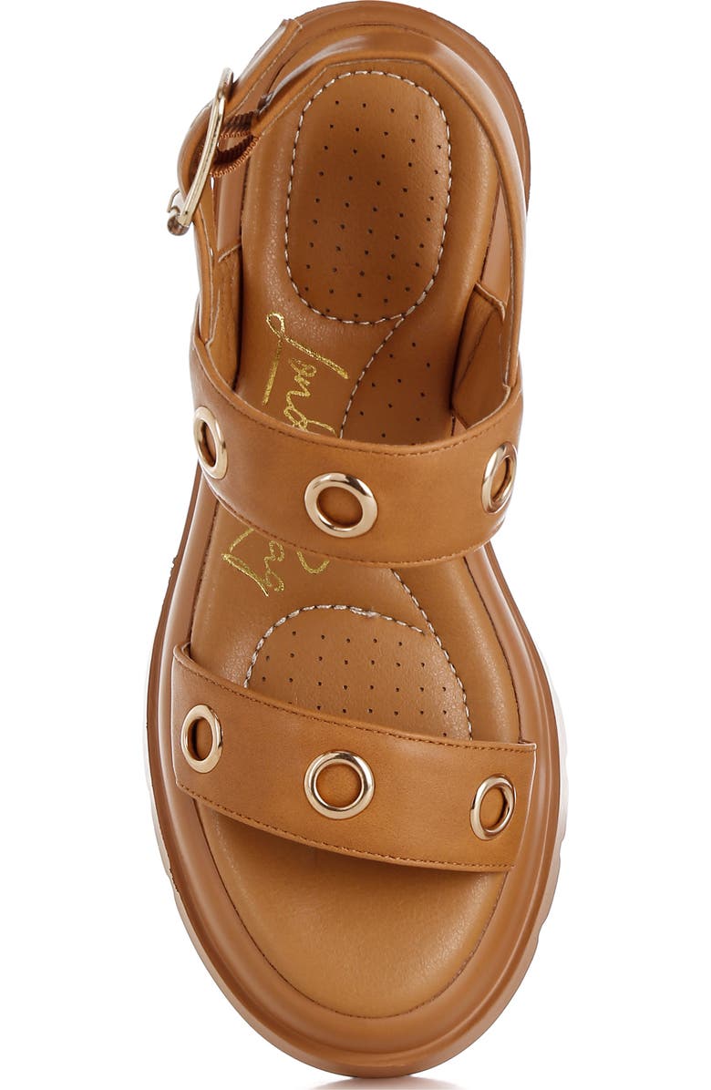 LONDON RAG Urla Platform Sandal, Alternate, color, Tan