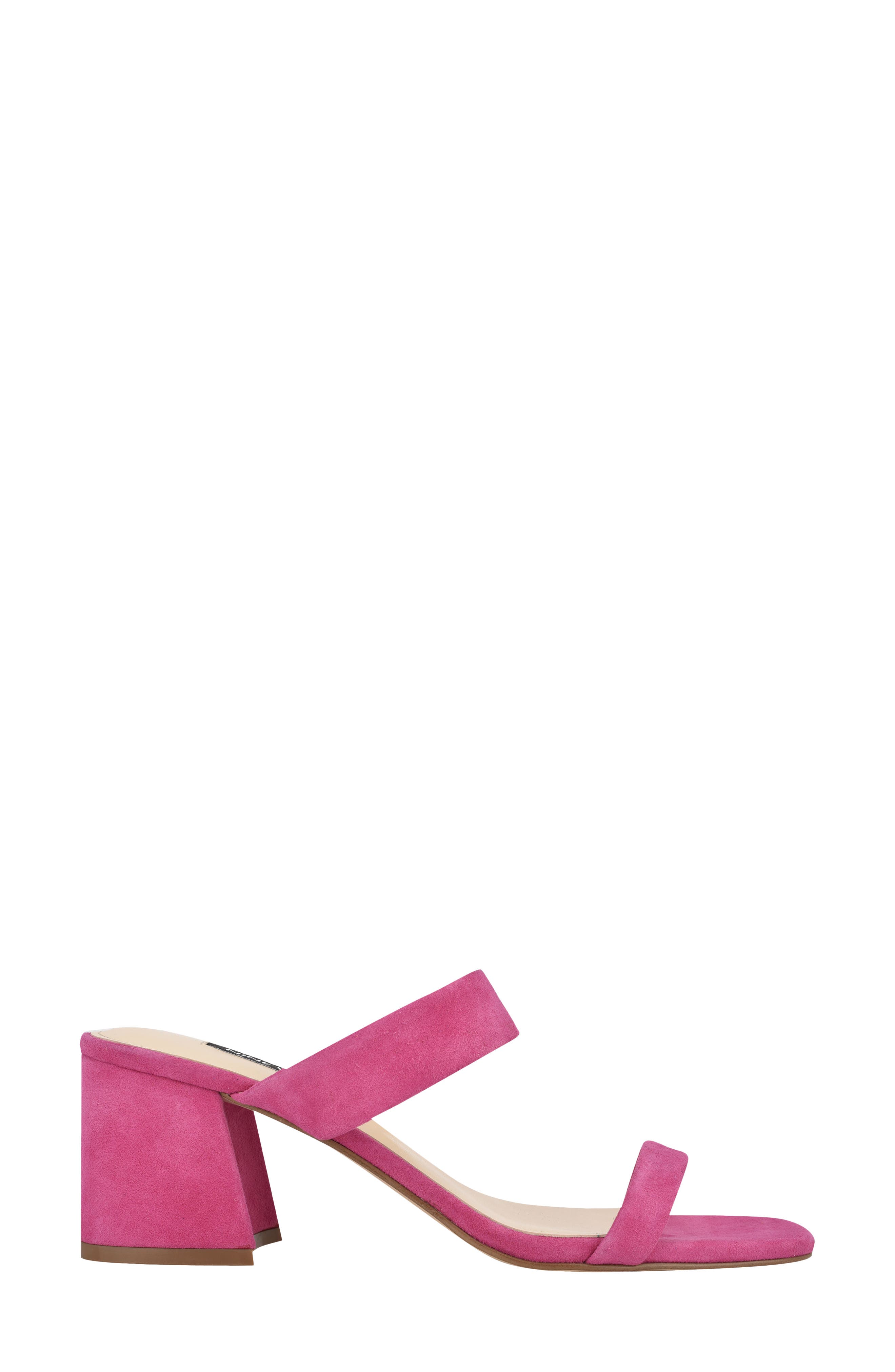 Galvin Slide Sandal, Alternate, color, PINK SUEDE