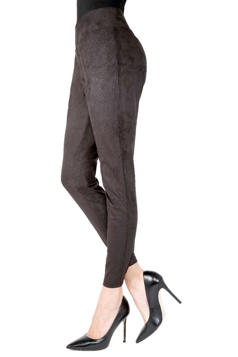 Snake Print Shaping Leggings, Main, color, BLACK