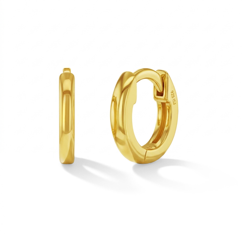 Classic Mini Plated Hoop Earrings