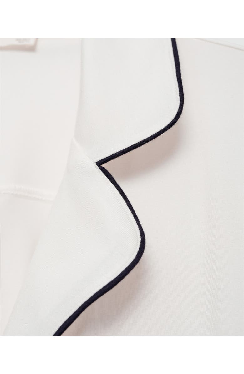 MANGO Piped Pajamas, Alternate, color, 