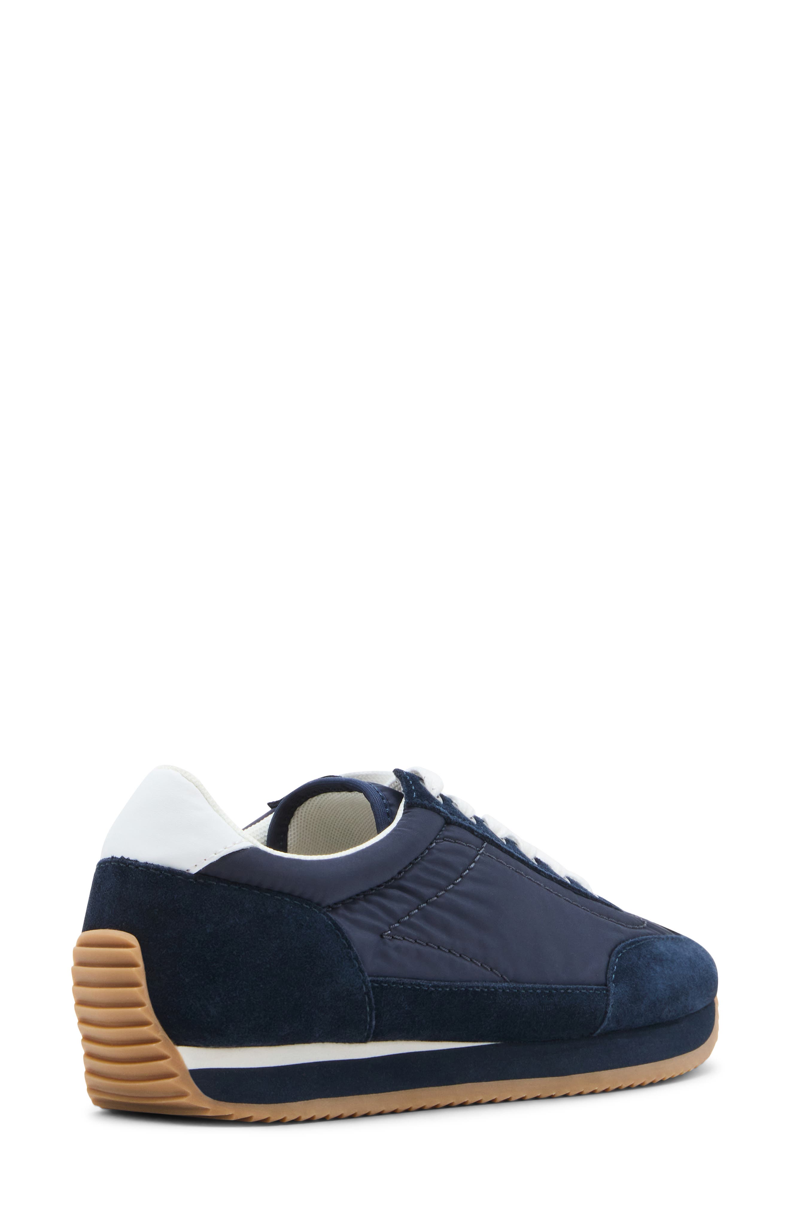 Ersula Low Profile Waterproof Sneaker, Alternate, color, NAVY NYLON