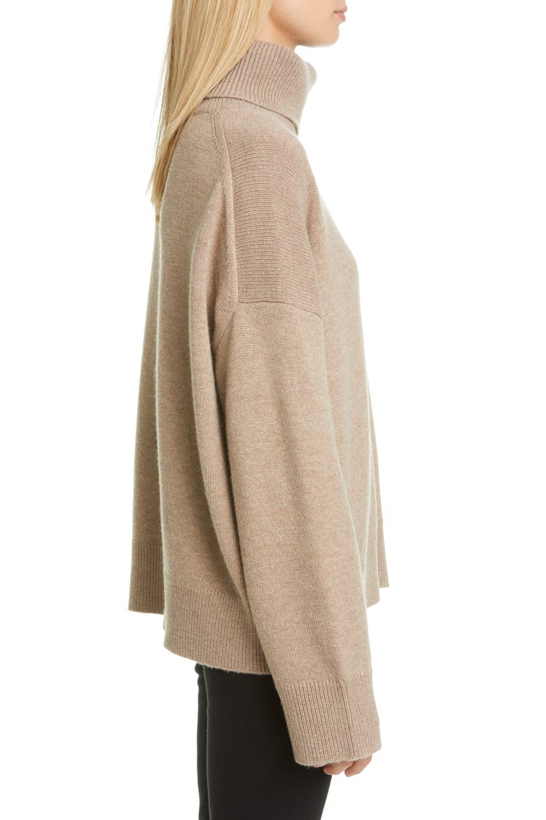 Bell Sleeve Wool & Cashmere Sweater, Alternate, color, TAUPE