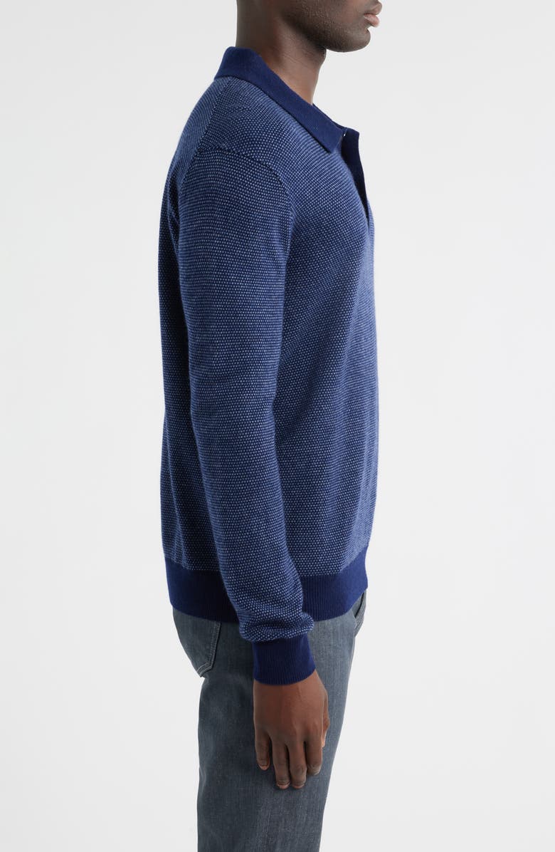 Rails Anders Wool Blend Polo Sweater, Alternate, color, Navy Blue
