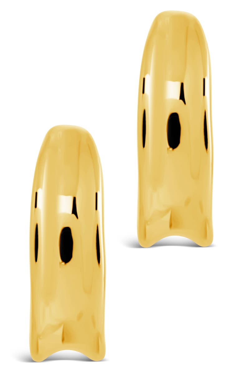 Sterling Forever Melissa Hoop Earrings, Alternate, color, Gold