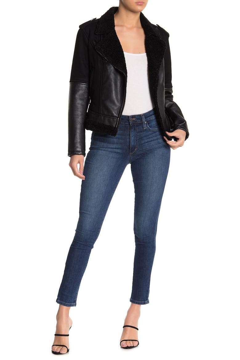 High Rise Skinny Ankle Jeans, Alternate, color, WAYWOOD