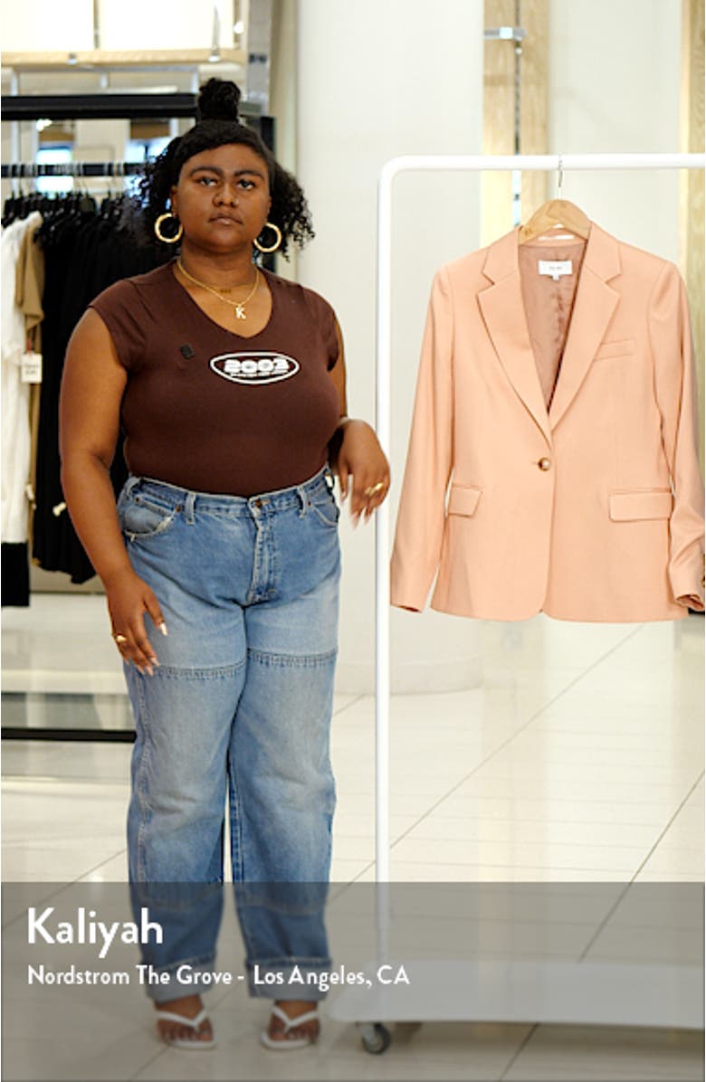 Coco One-Button Blazer, sales video thumbnail