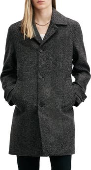 AllSaints Fincher Wool Blend Coat