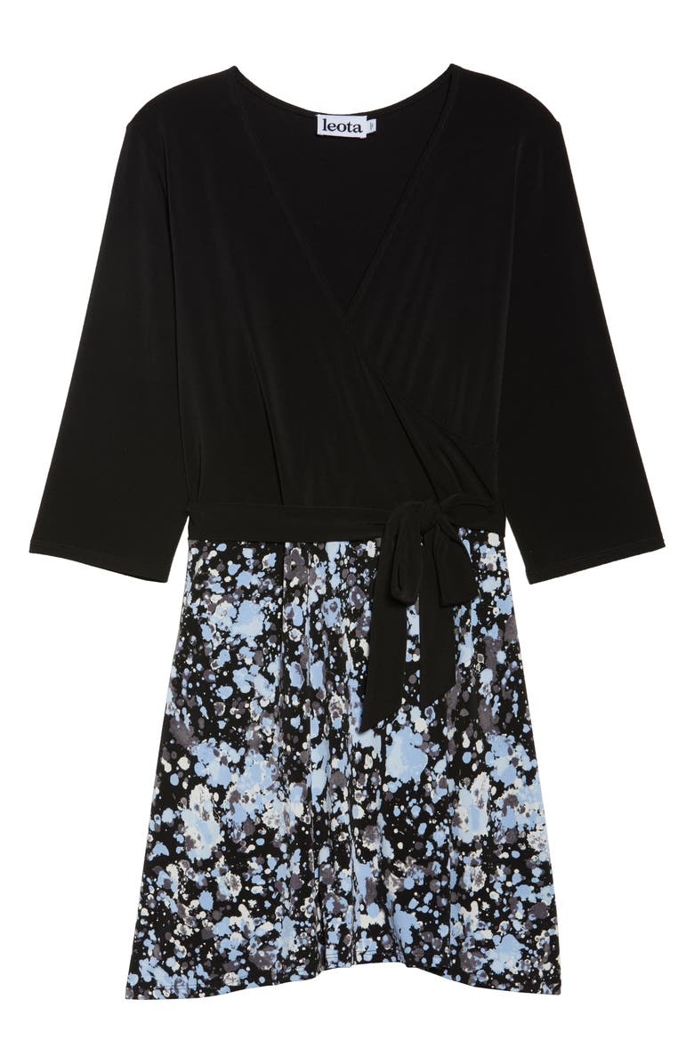 Leota Faux Wrap Dress, Alternate, color,