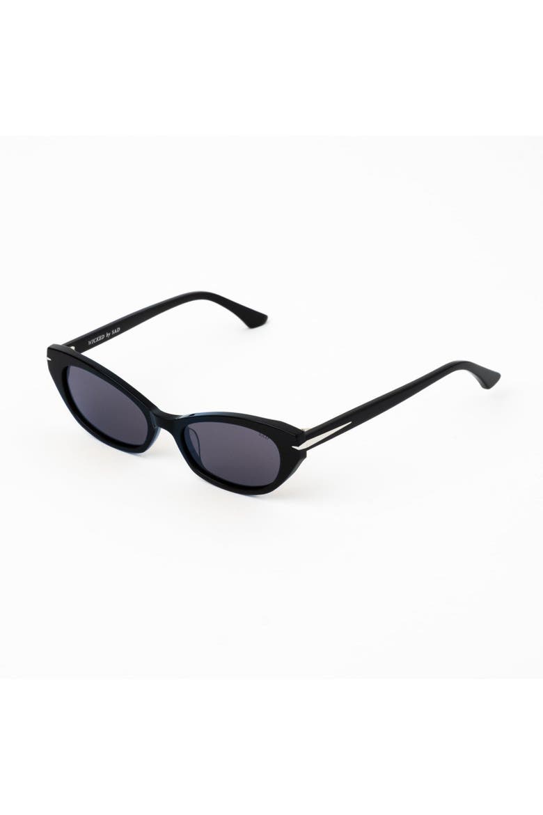 Wicked Sunglasses, Alternate, color, Gloss Black - Polarized Black