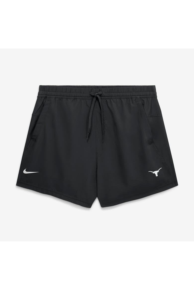 Men's Nike Black Texas Longhorns Primary Logo Form Shorts, Main, color, Black