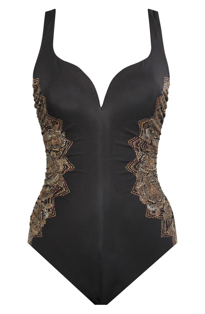 Miraclesuit<sup>®</sup> Petal Pusher Temptress One-Piece Swimsuit, Alternate, color,