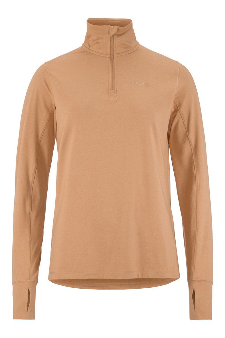 Flow Quarter Zip Pullover, Main, color, SYRUP